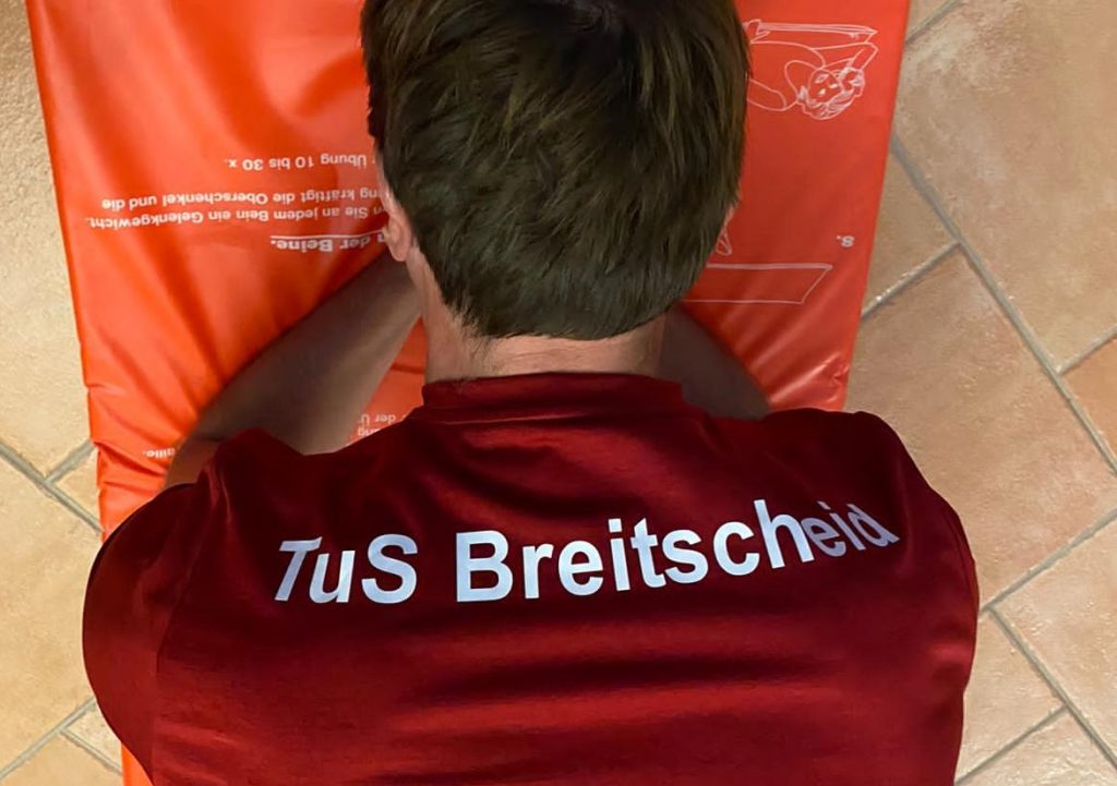 Funktionstraining im Wohnzimmer